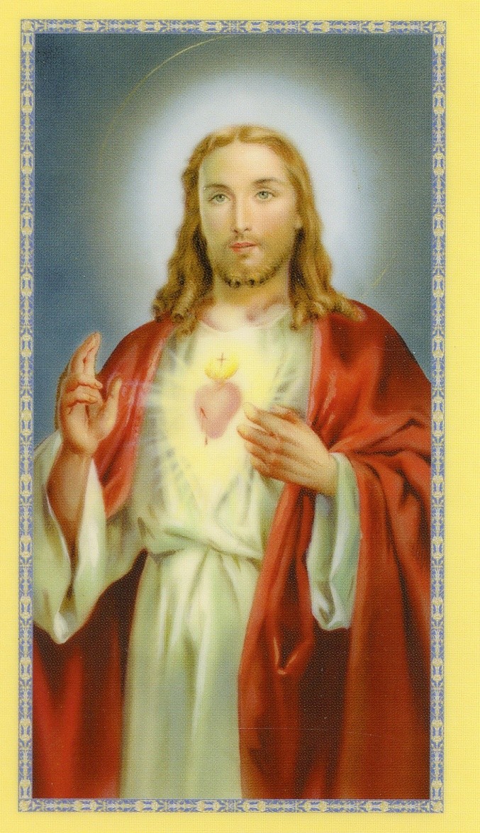 MORNING OFFERING - Laminated  Holy Cards.  QUANTITY 25 CARDS