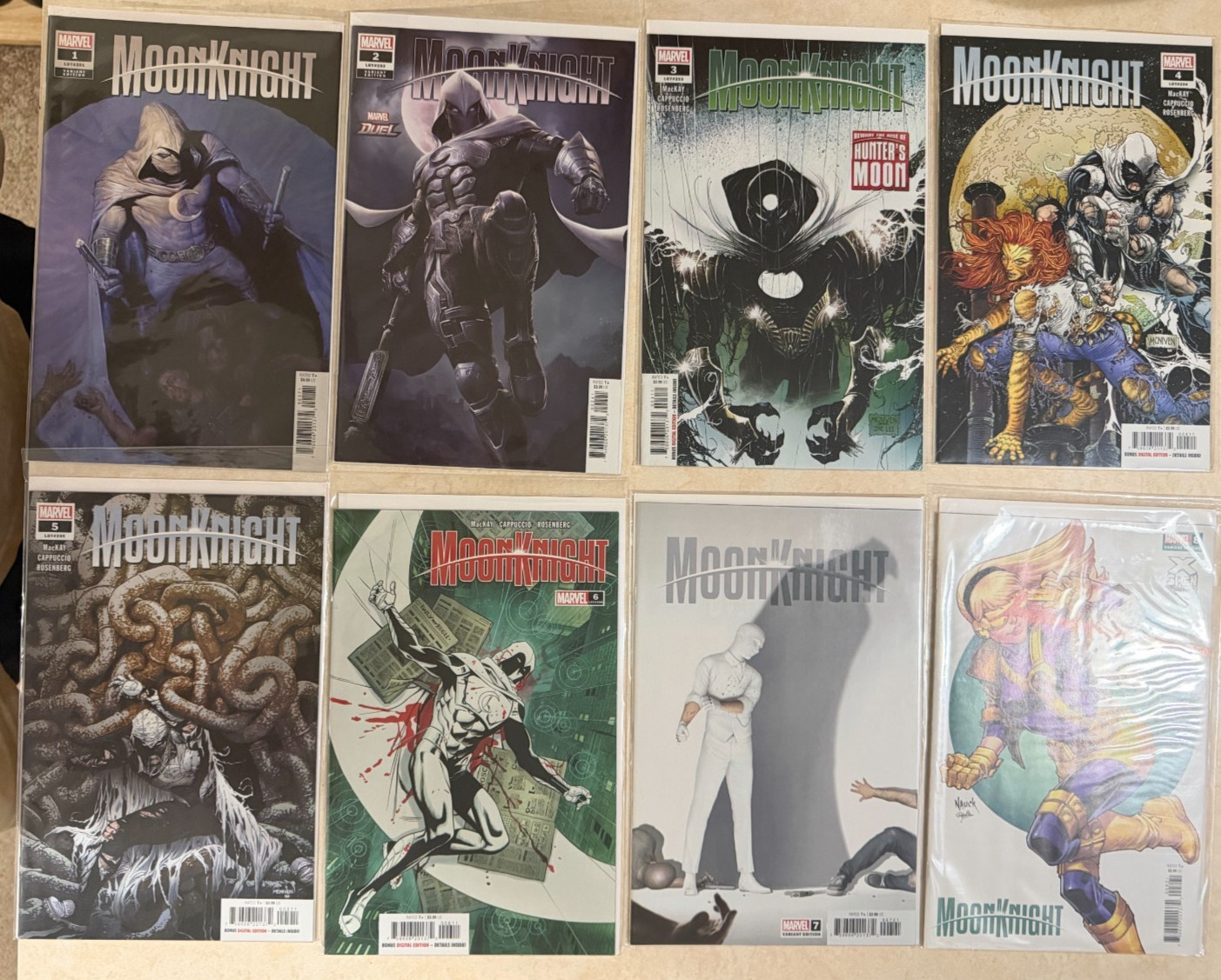 Moon Knight Jed MacKay Run 1-11,13-30,Annual#1, Trick or Read Moon Knight#1