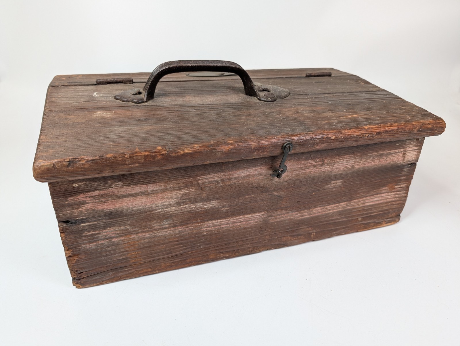 Antique Combination Ladder Co Providence RI Wooden Fire Truck Tool Box Painted Antique Combination Ladder Co Providence RI Wooden Fire Truck Tool Box Painted