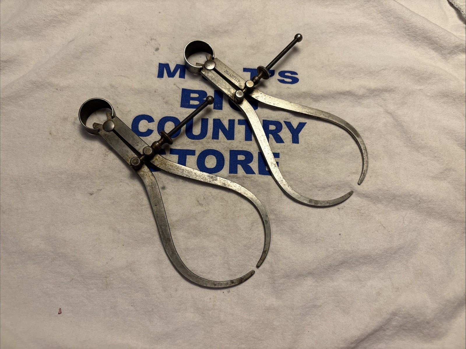 Vintage L.S. STARRETT Co. USA Pair of 6\