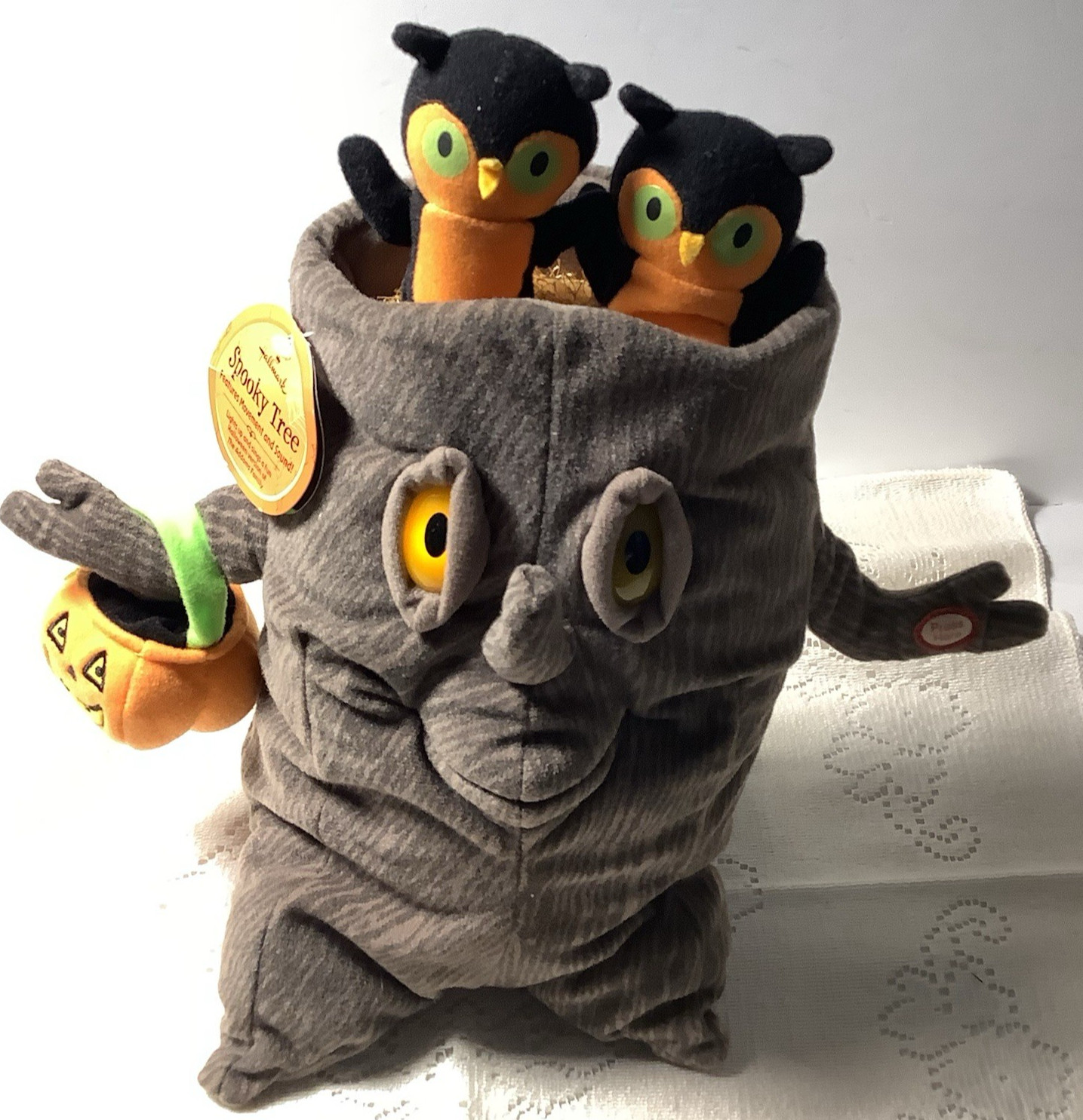 Hallmark Halloween “Spooky Tree” Animated Musical Plush with Lights and Movement