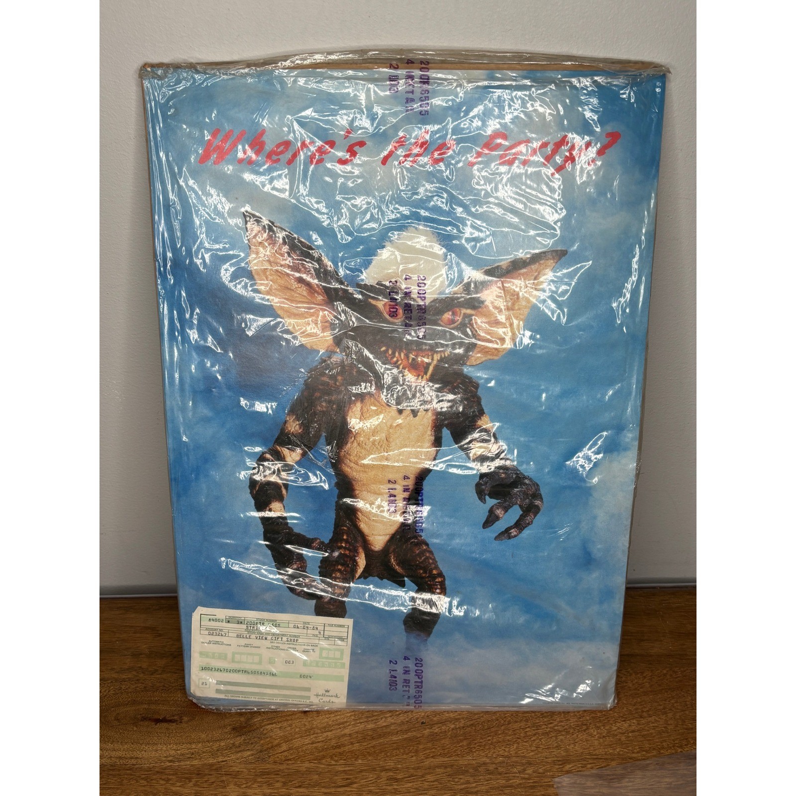 Vintage Gremlins Where's The Party Poster Picture Warner Brothers 1984