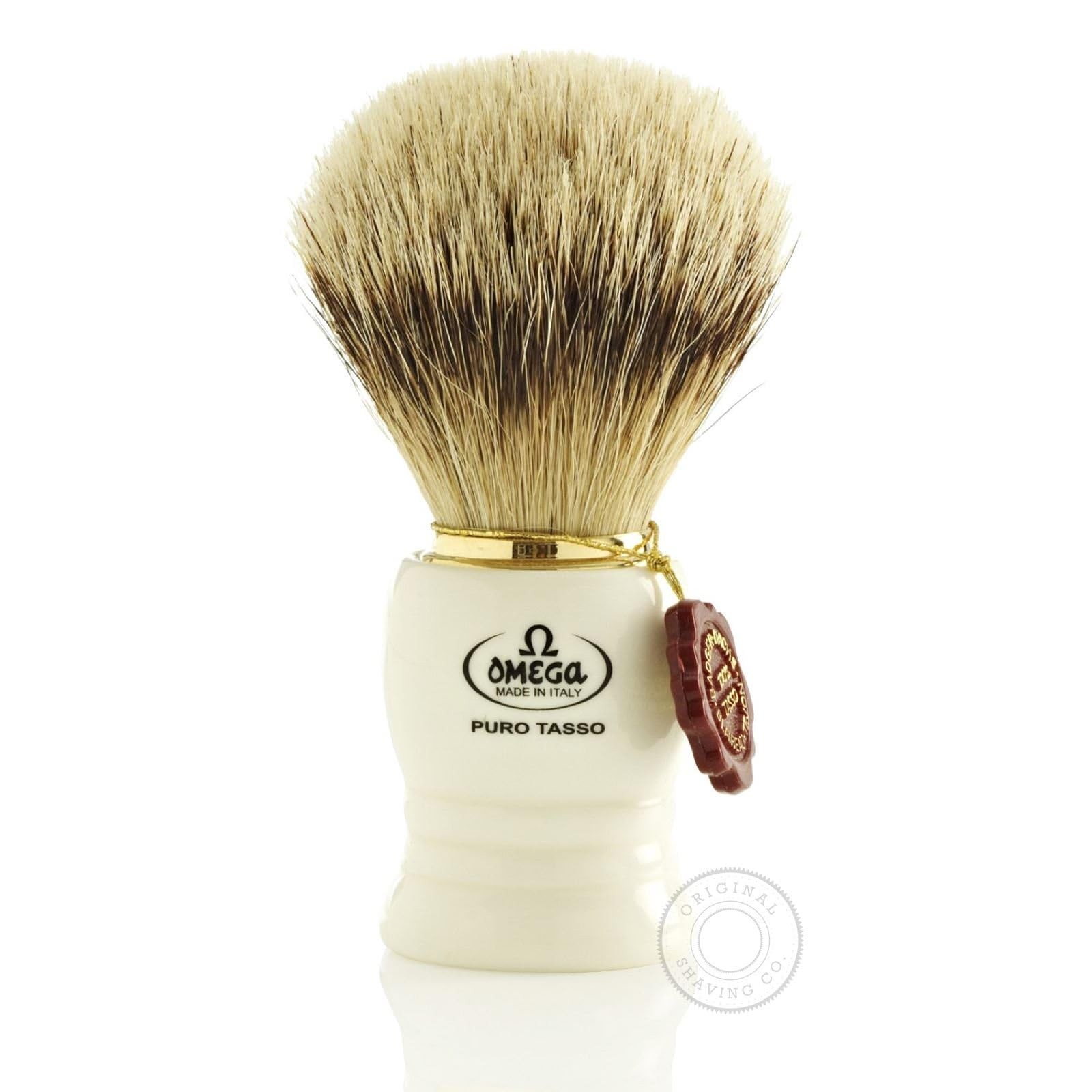 Acca Kappa Omega Brush 100% Badger with Certificate 100 ml, White Acca Kappa Omega Brush 100% Badger with Certificate 100 ml, White