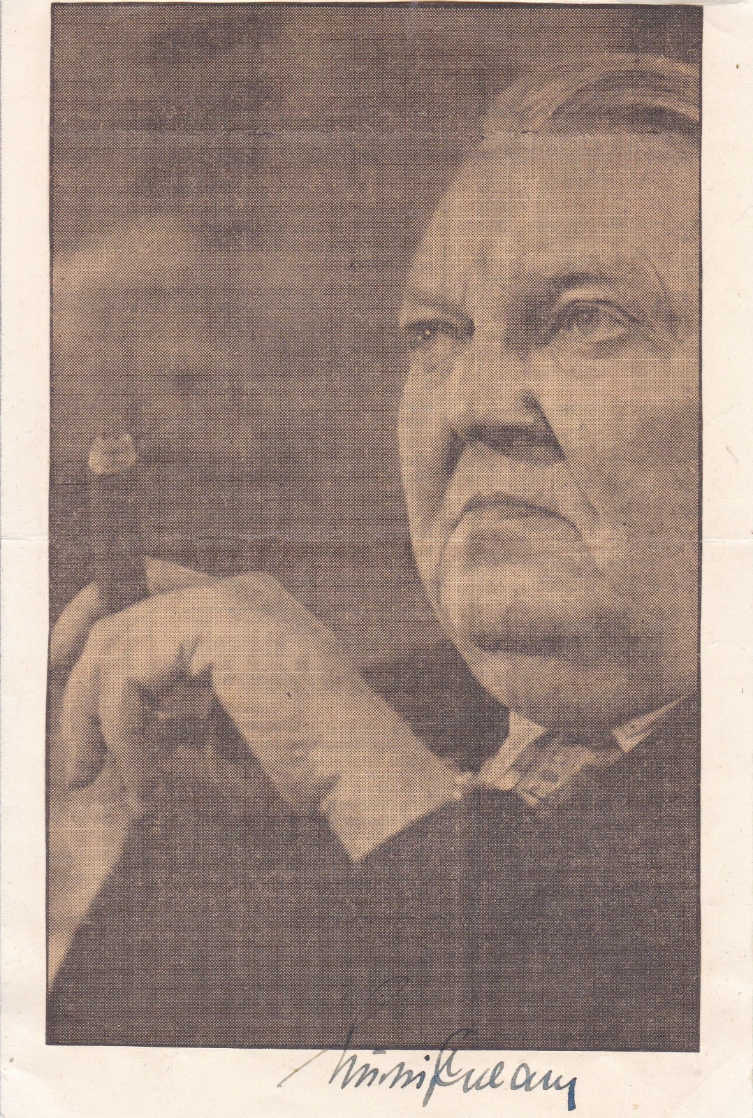 Prof. Dr. Ludwig Erhard (1897-1977) - German Ex-Chancellor, Original Autograph Prof. Dr. Ludwig Erhard (1897-1977) - German Ex-Chancellor, Original Autograph