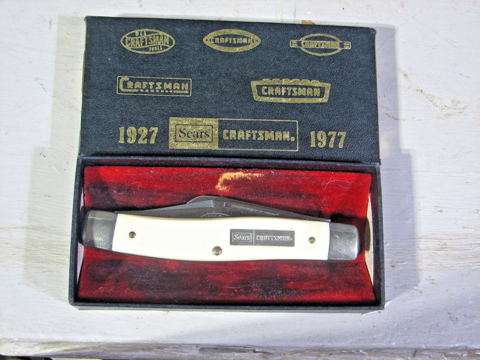 vtg Sears Craftsman 1927-1977 Stockman  Pocket Knife