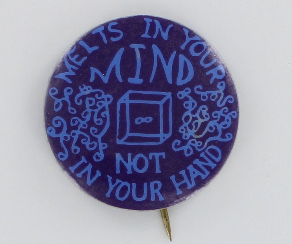 Timothy Leary LSD 1963 Pin Hippy Culture Acid Psychedelic Drugs Harvard Tim 