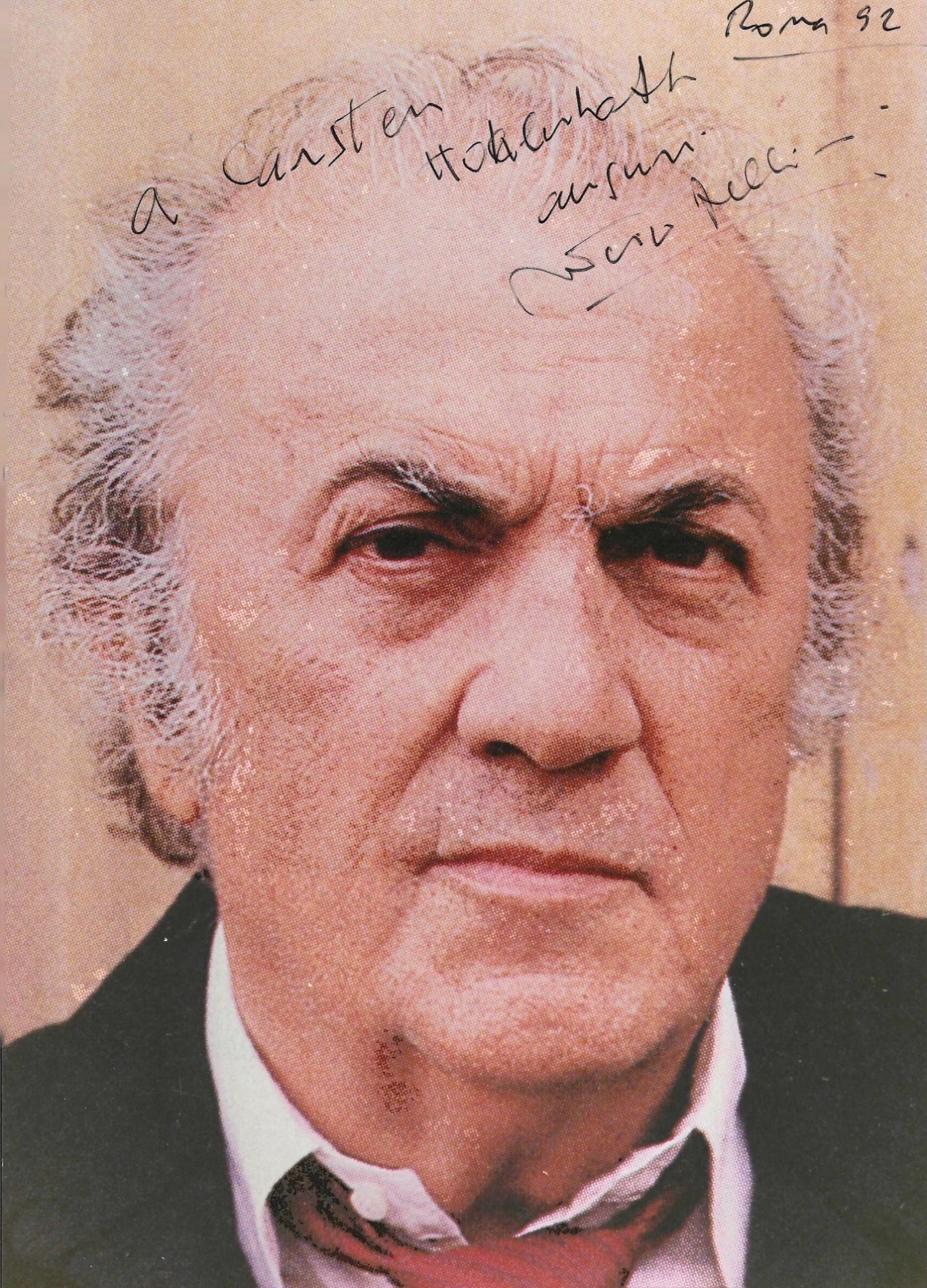 FEDERICO FELLINI signed 8x12 autographed photo / LOA (autographcoa)