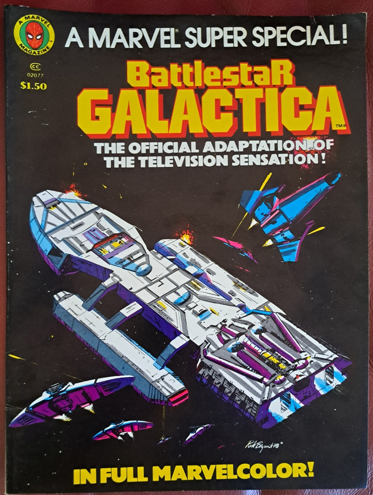 Marvel Super Special No.8 - Battlestar Galactica Comic - 1978 Oversized - NOS Marvel Super Special No.8 - Battlestar Galactica Comic - 1978 Oversized - NOS