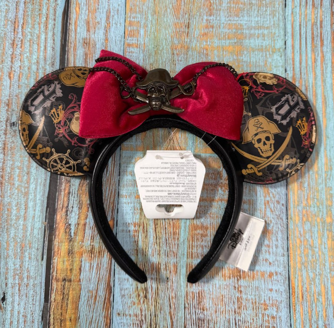 Genuine Disney Parks Pirates of the Caribbean Minnie Mouse Ears Headband 6 Style Genuine Disney Parks Pirates of the Caribbean Minnie Mouse Ears Headband 6 Style
