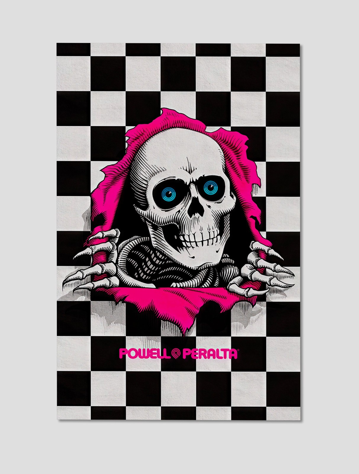 Powell Peralta Checker Ripper Giclee Print Skateboarding Poster 11x17 Wall Art