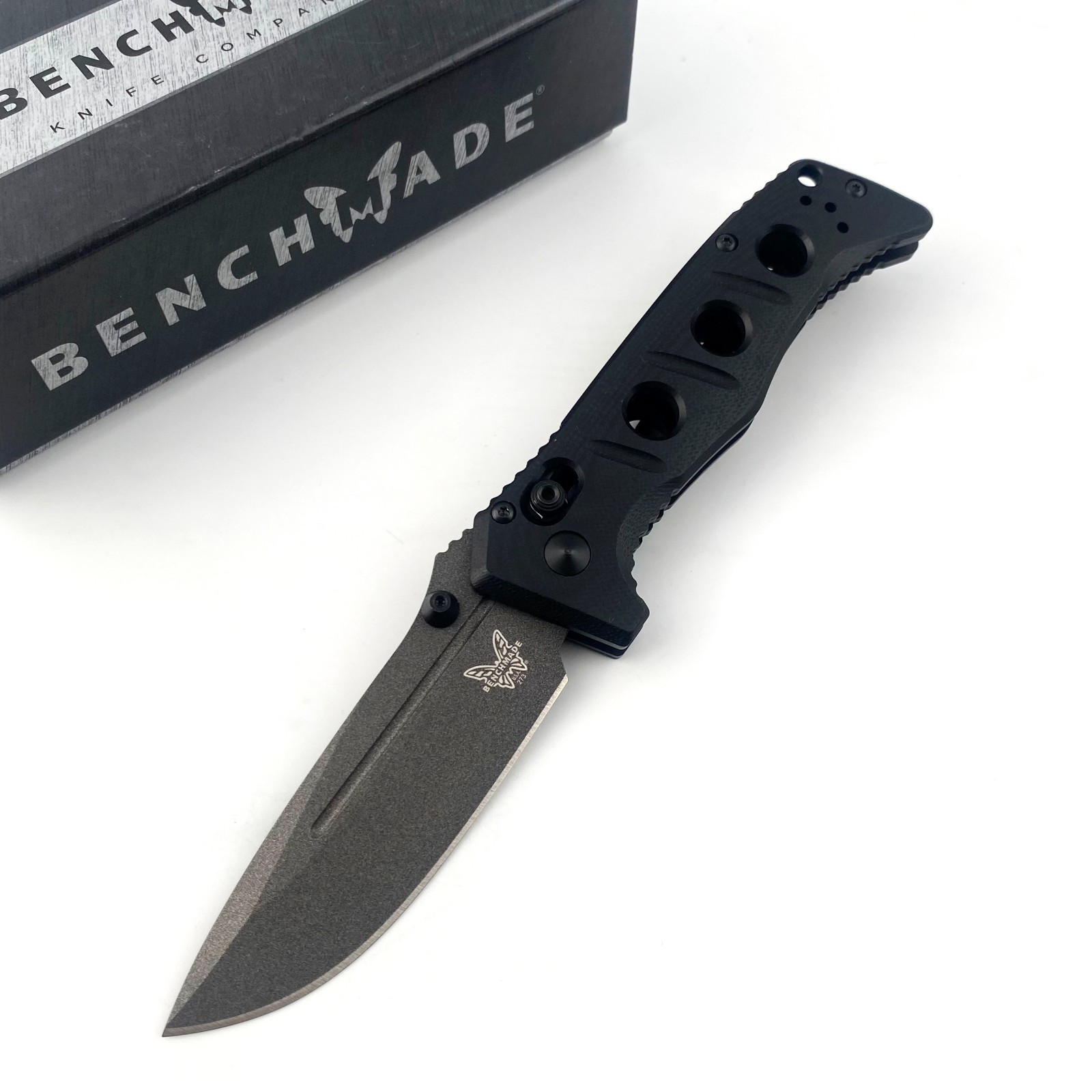 Benchmade Mini Adamas 273GY-1 CPM-CruWear Steel Black G10 Handle Folding Knife Benchmade Mini Adamas 273GY-1 CPM-CruWear Steel Black G10 Handle Folding Knife
