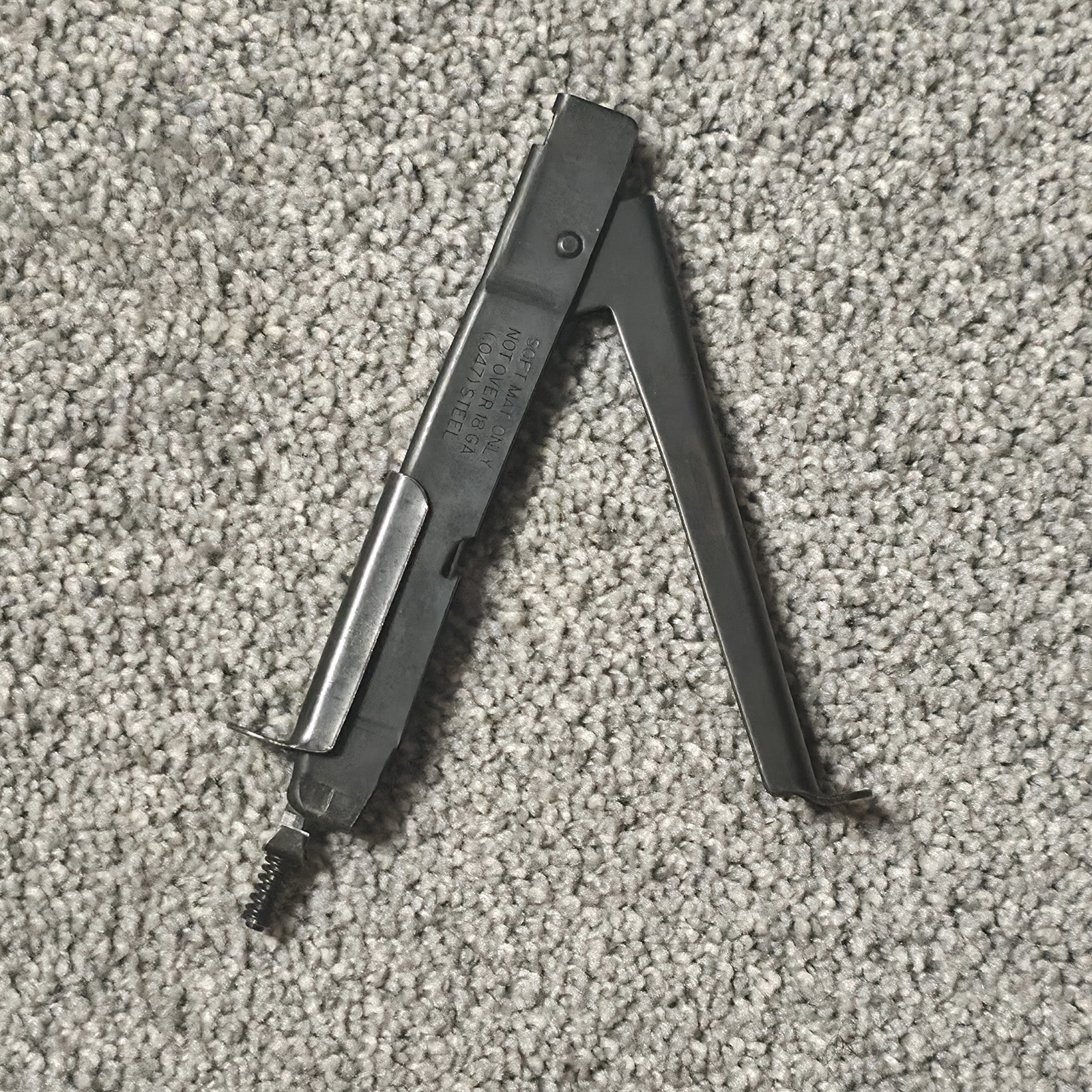 Vintage Adel Tool Co Sheet Metal Nibbler - Soft Mat Only Not Over 18GA (.47)