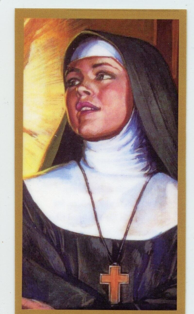 Prayer to St. Gertrude (2) U- Laminated  Holy Cards.  QUANTITY 25 CARDS