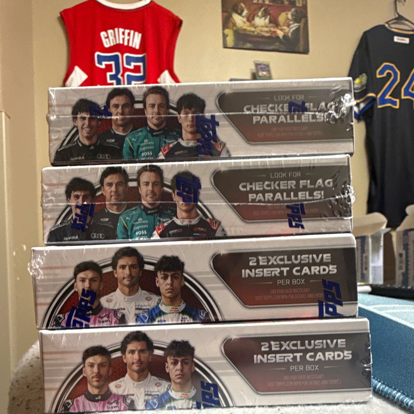 Topps 2026 Topps Chrome Formula 1 Trading Cards Mega Box Lot of 4 Insert