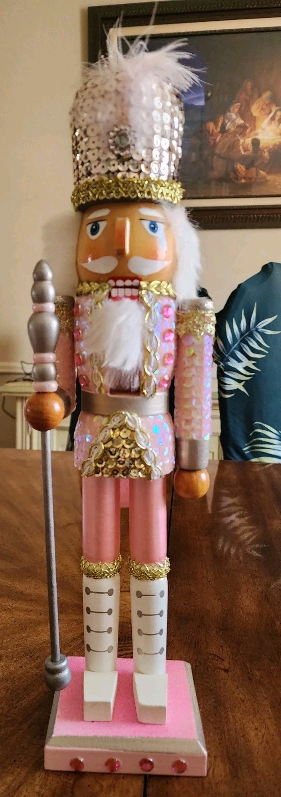 15” PINK SEQUIN NUTCRACKER 2017 PIER 1 IMPORTS CHRISTMAS DECORATION DECOR EUC 15” PINK SEQUIN NUTCRACKER 2017 PIER 1 IMPORTS CHRISTMAS DECORATION DECOR EUC