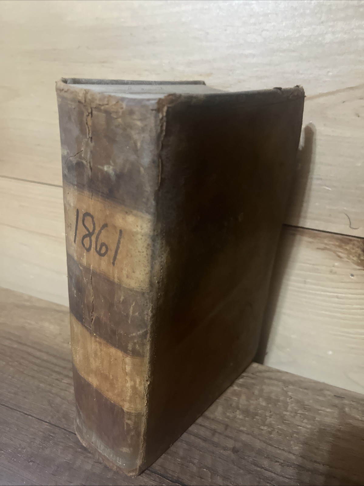 Rare 1862 Civil War Antique Book, Maine  Annual Report  1861  Roster Provenance