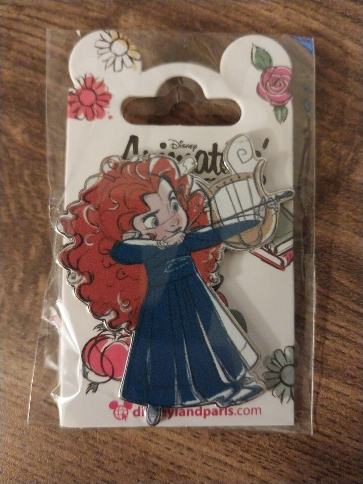 Disney Animators’ Merida Brave Archery Pin Disneyland Paris Princess New