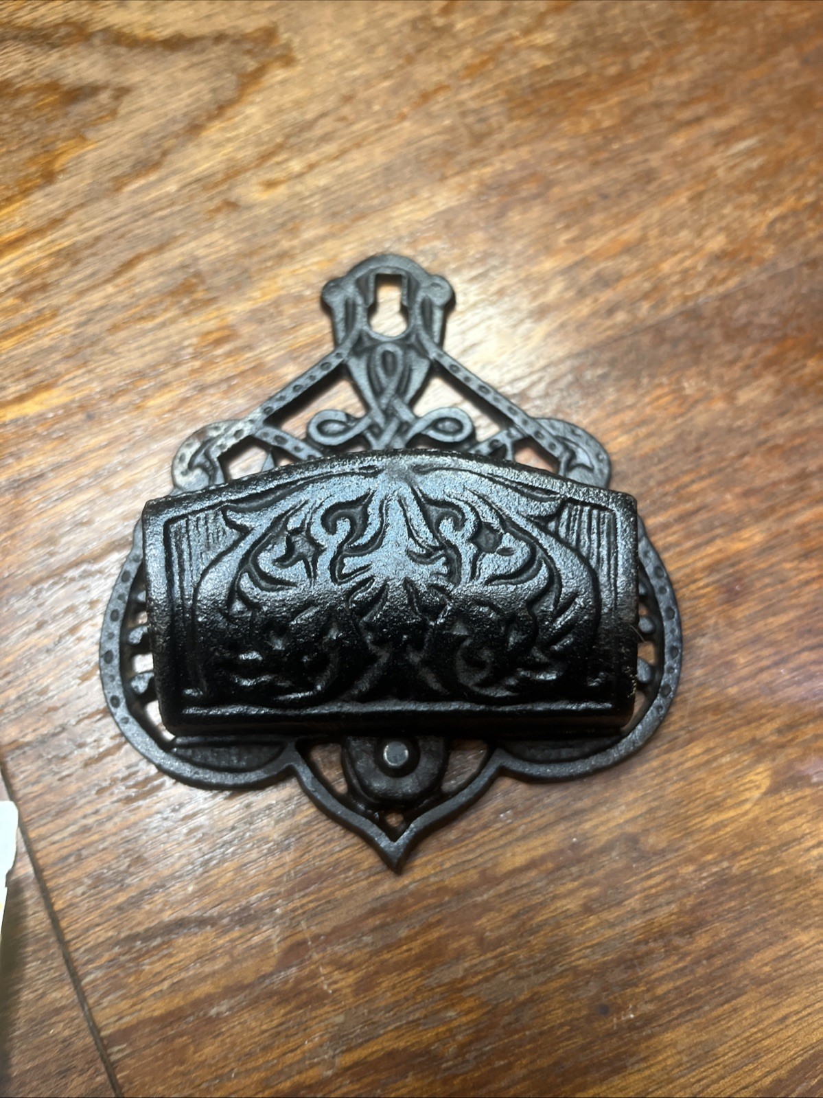 vintage 1930s -1960s Cast iron Wall Mounted Match Holder by Wilton Products