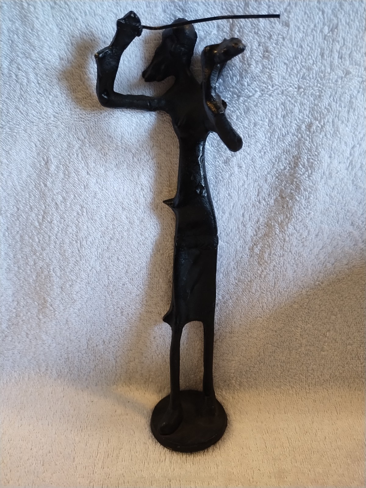 Heavy Vintage Metal Bronze Brutalist Woman Lady Violin statue Figure 11 Heavy Vintage Metal Bronze Brutalist Woman Lady Violin statue Figure 11