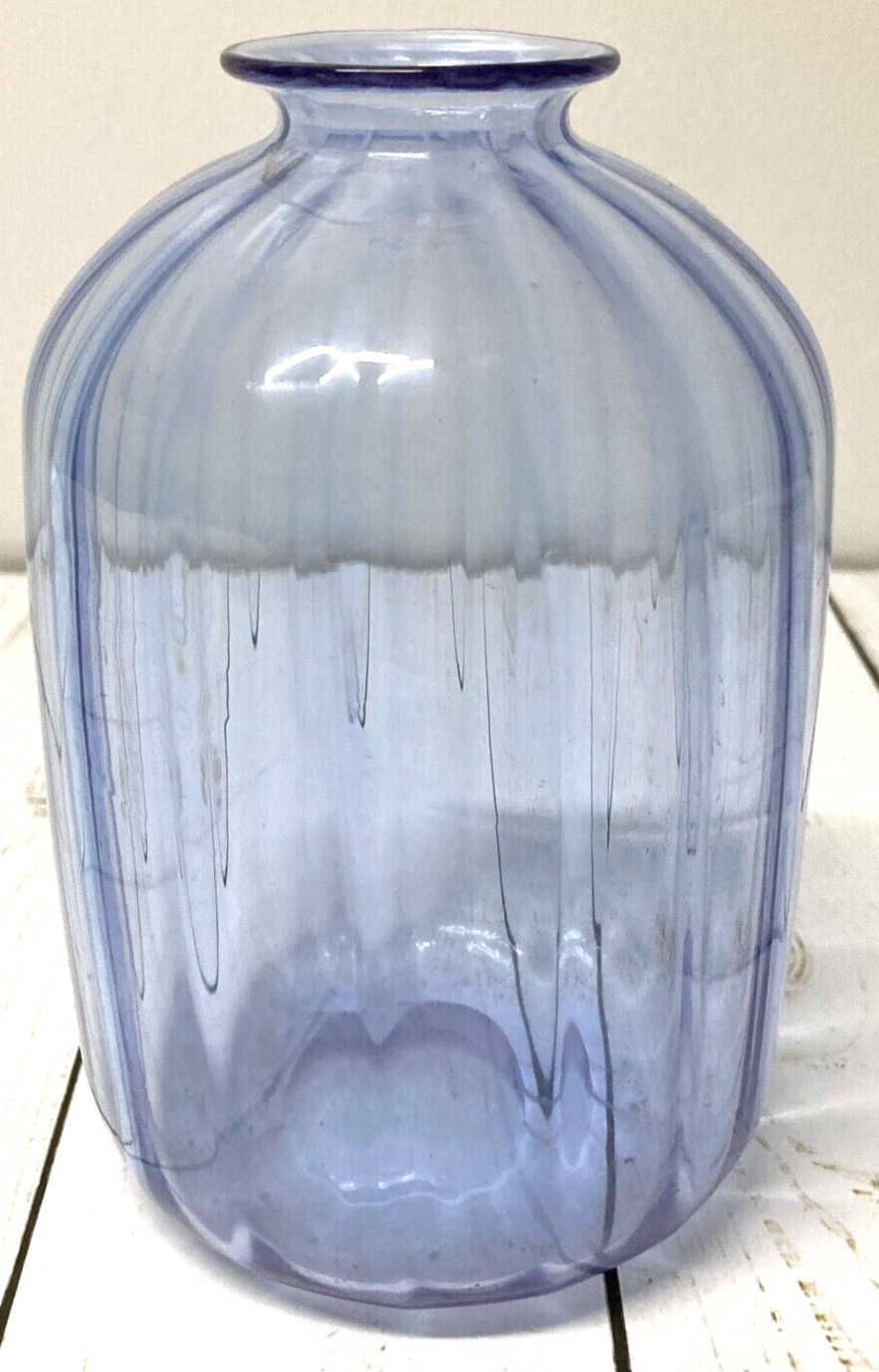 Vintage Steuben Blue Glass Vase