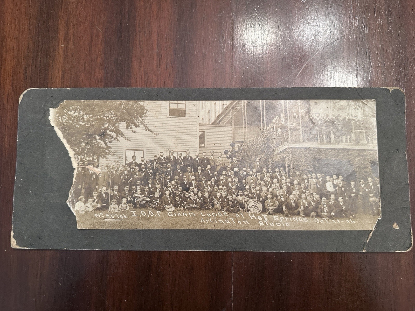 1906 Grand Lodge of the Independent Order of Odd Fellows IOOF Photo Hot Springs 1906 Grand Lodge of the Independent Order of Odd Fellows IOOF Photo Hot Springs