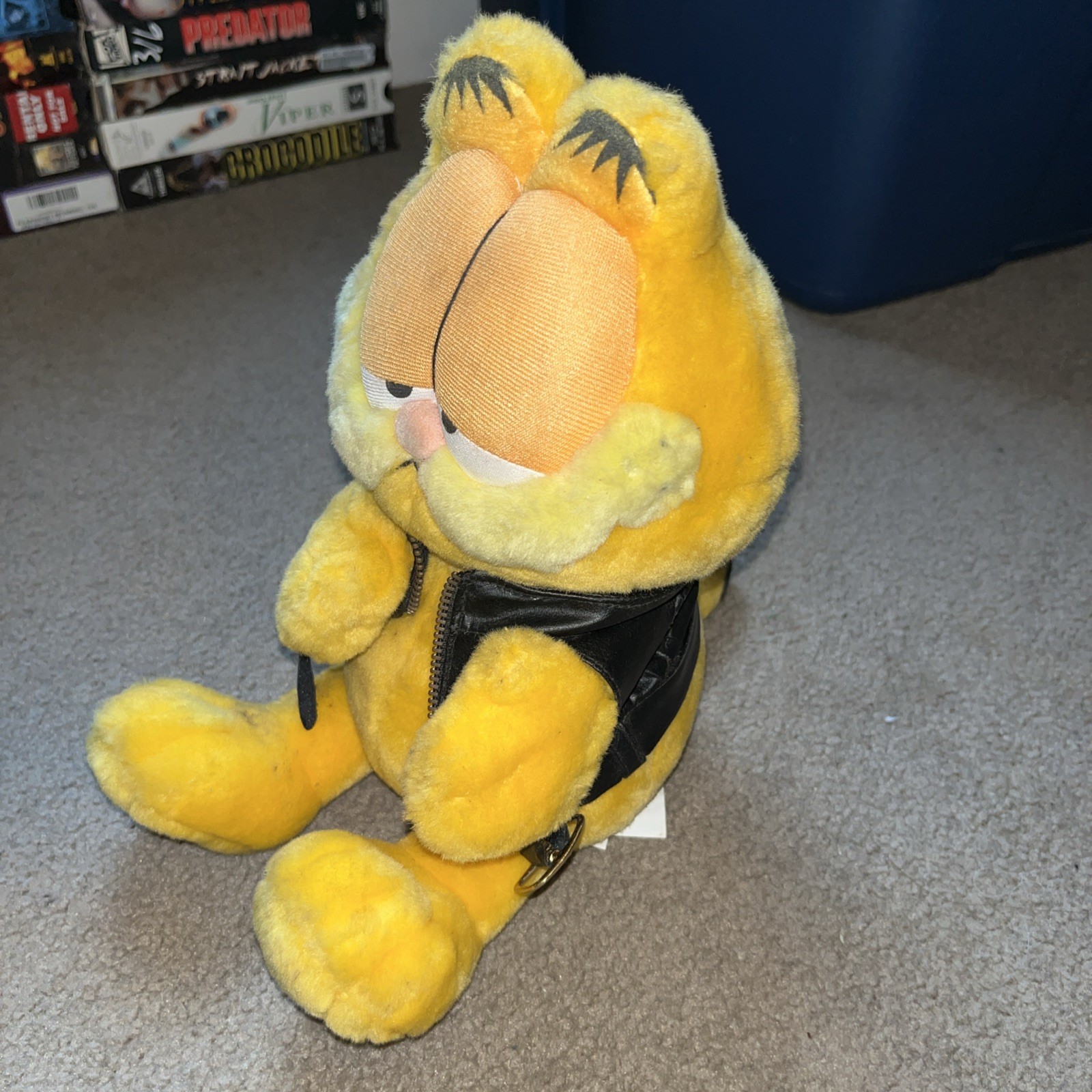 RARE Vintage Talking Singing Plush Garfield Cat 🐱 Tested HTF Bad To the Bone