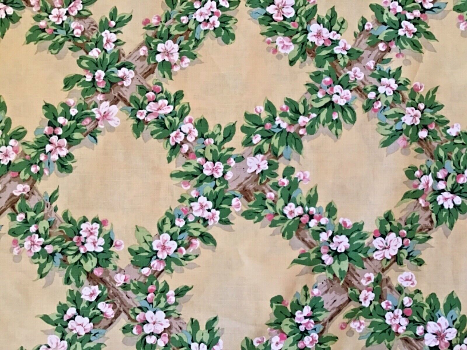 SCALAMANDRE (FONTHILL) “ESPALIER” FABRIC  5 YARDS $400.00
