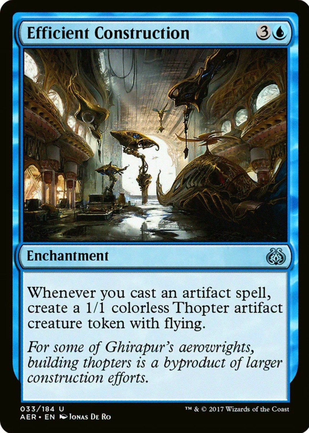 X 1 Efficient Construction NM-M Aether Revolt MTG Magic The Gathering