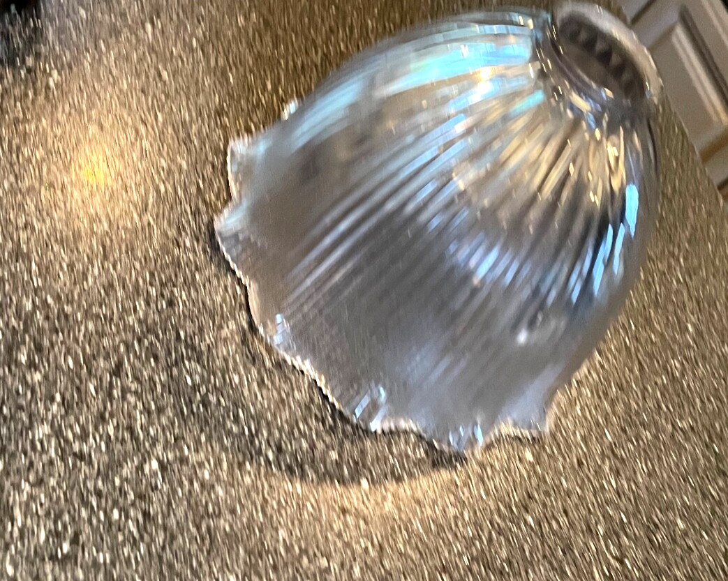 Great HOLOPHANE Glass Shade , dated 1910 Great HOLOPHANE Glass Shade , dated 1910