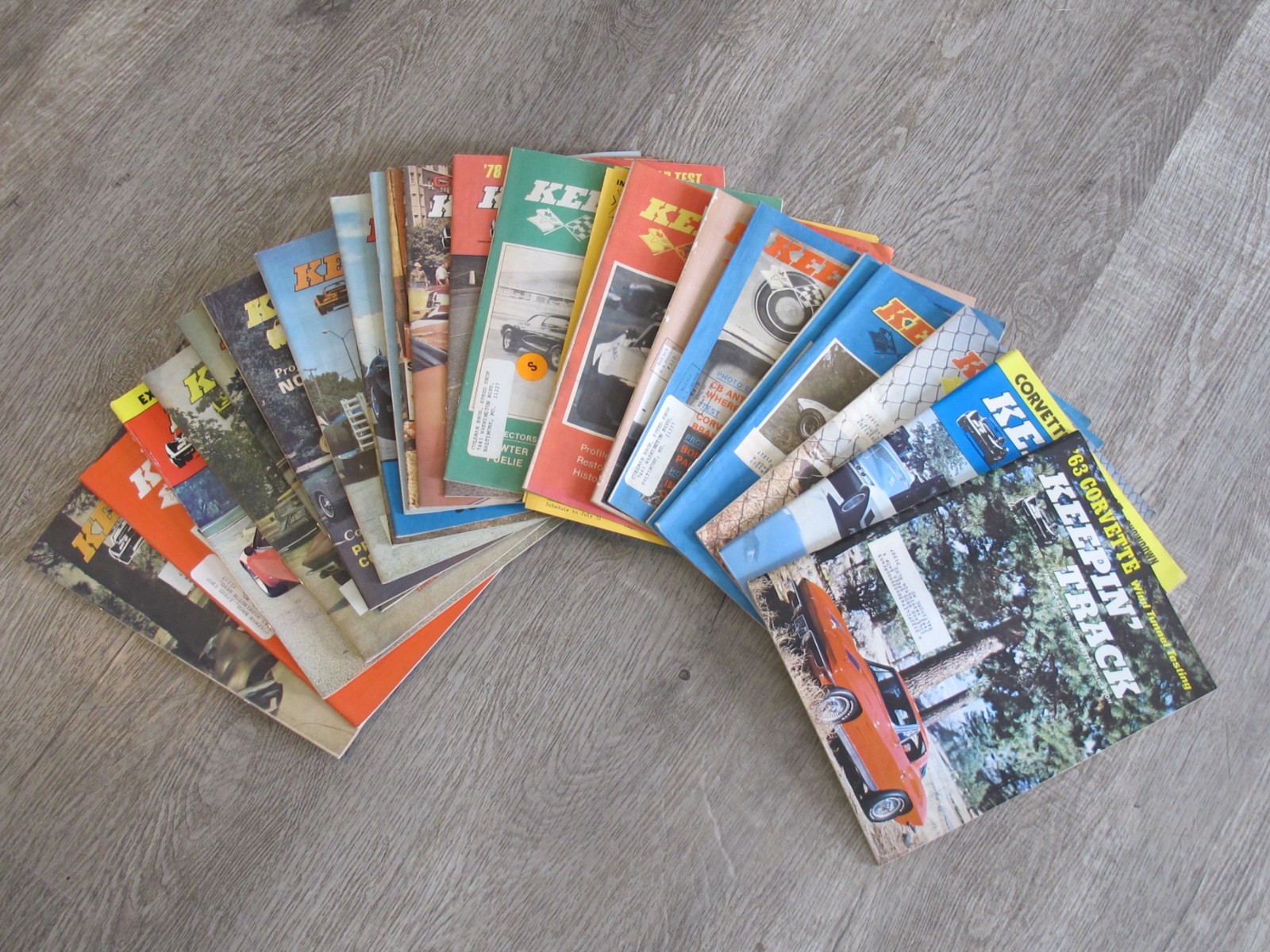 KEEPIN TRACK Corvette Magazine Vette Vintage LOT 22 issues 1976-1978