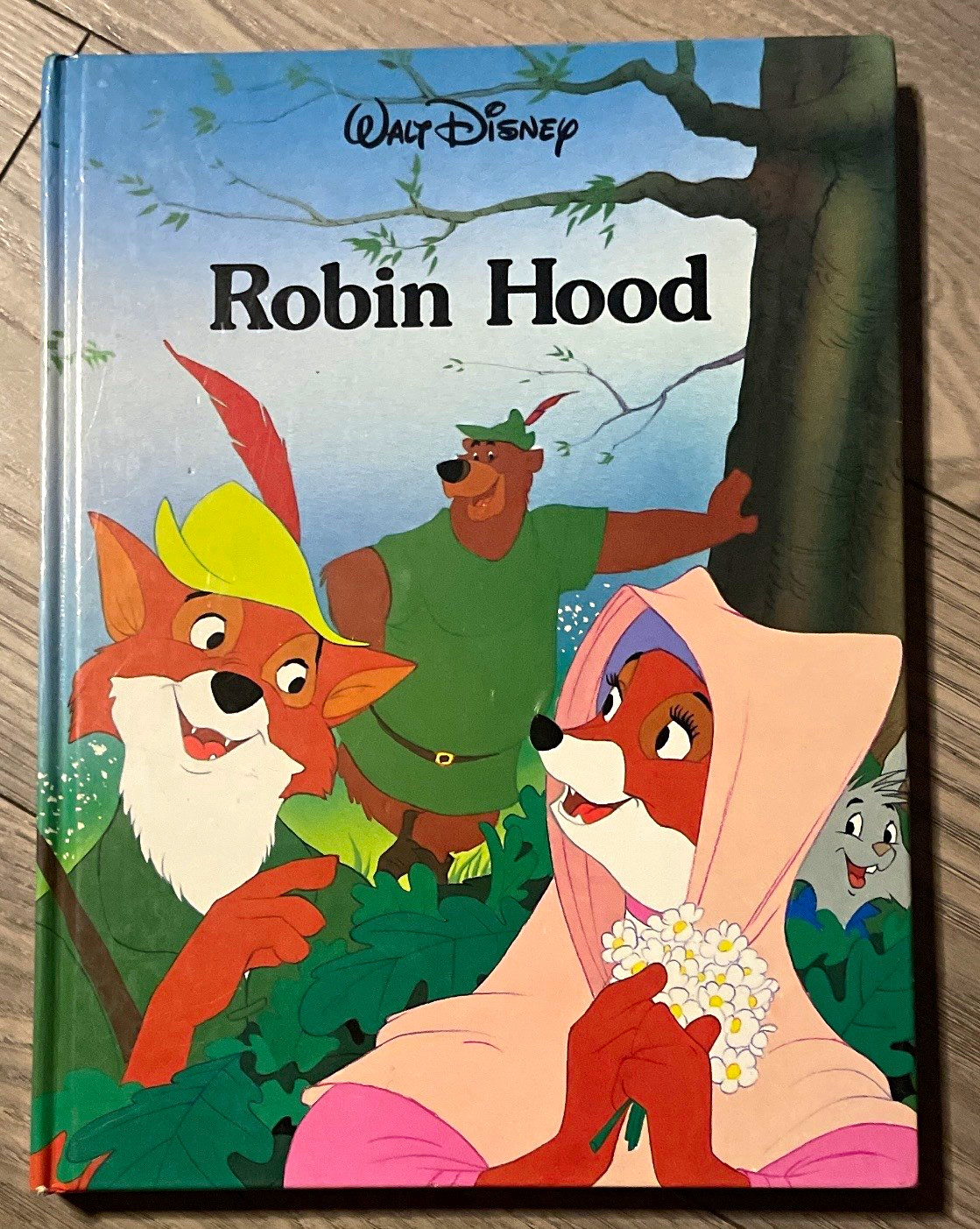 Walt Disney Robin Hood 1989 Gallery Books Hardcover Classic Series Vintage