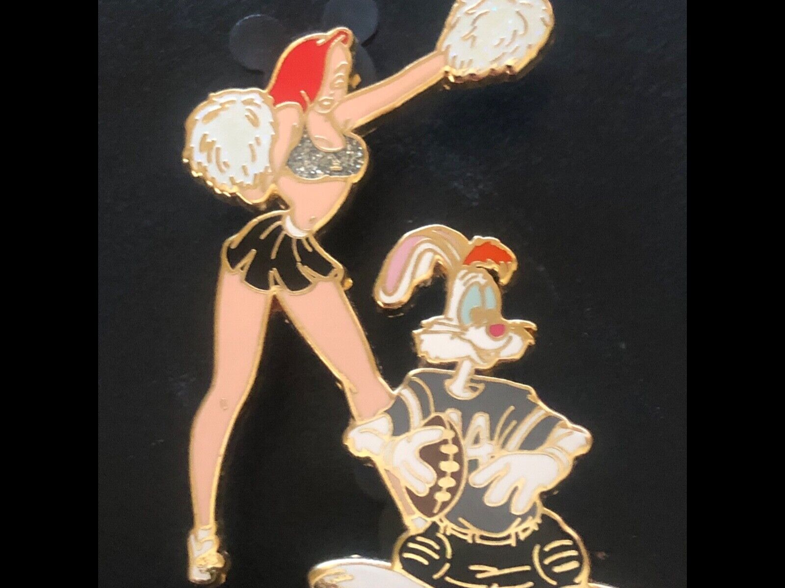 Disney Auction Jessica Cheerleader pin Roger football LE100 AWESOME