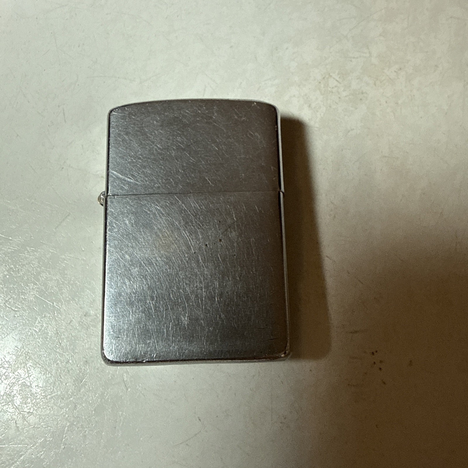 Vintage 1950-1957 Patent 251719 Zippo Lighter Chrome Plain Bradford PA USA