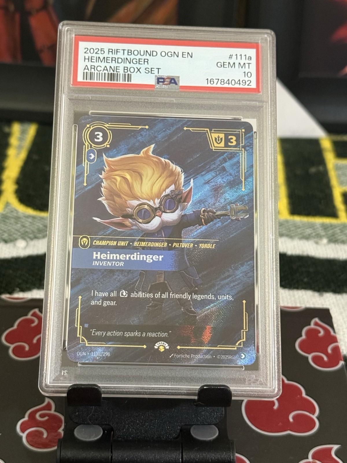 Riftbound 2025 Arcane Box Set Heimerdinger #111a PSA 10 English Card