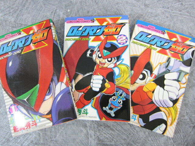ROCKMAN ZERO Mega Man Manga Comic Complete Set 1-3 HIDETO KAJIMA Japan Book SG