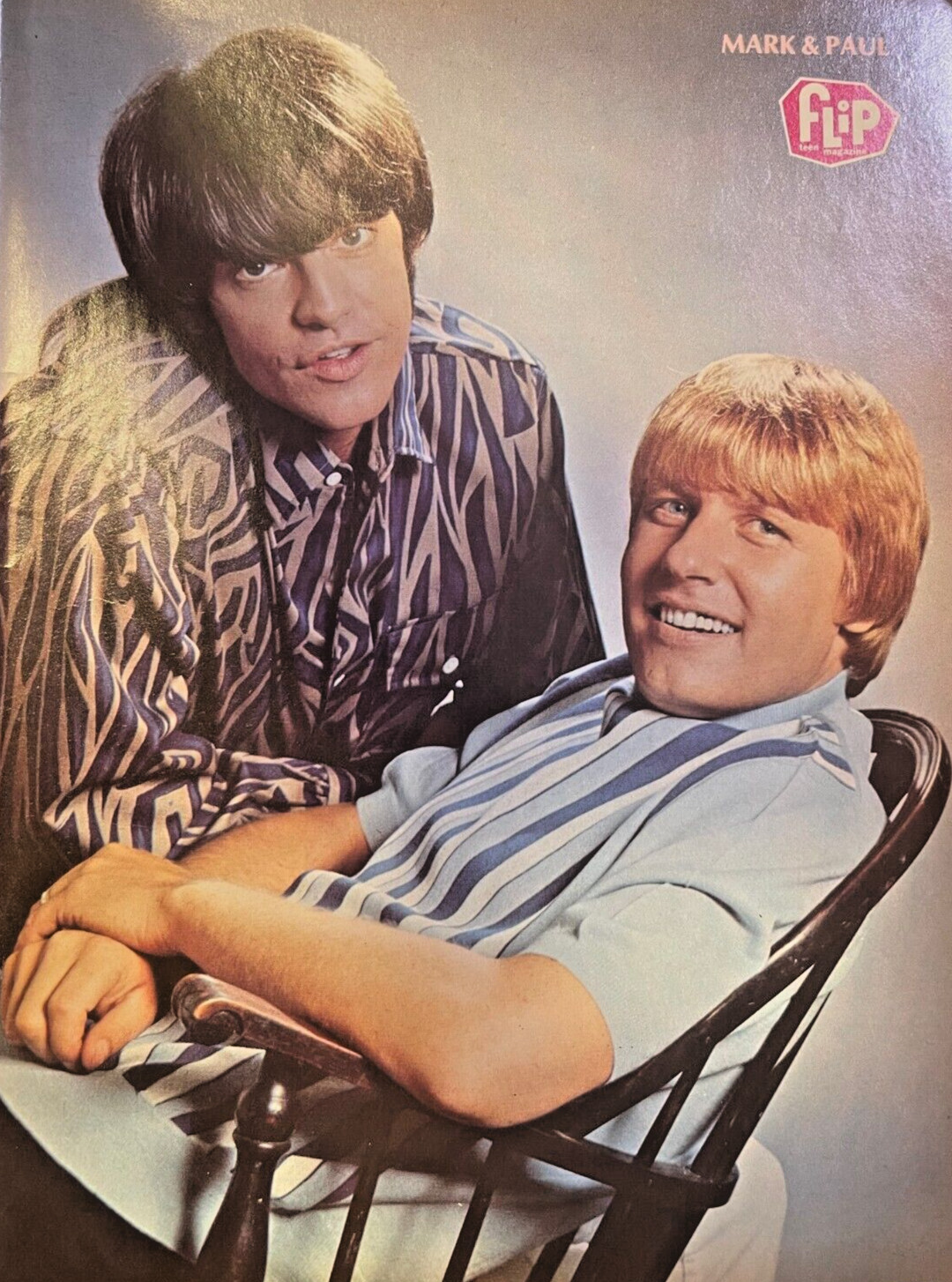 1969 Vintage Illustration Mark Lindsay and Paul Revere 1969 Vintage Illustration Mark Lindsay and Paul Revere