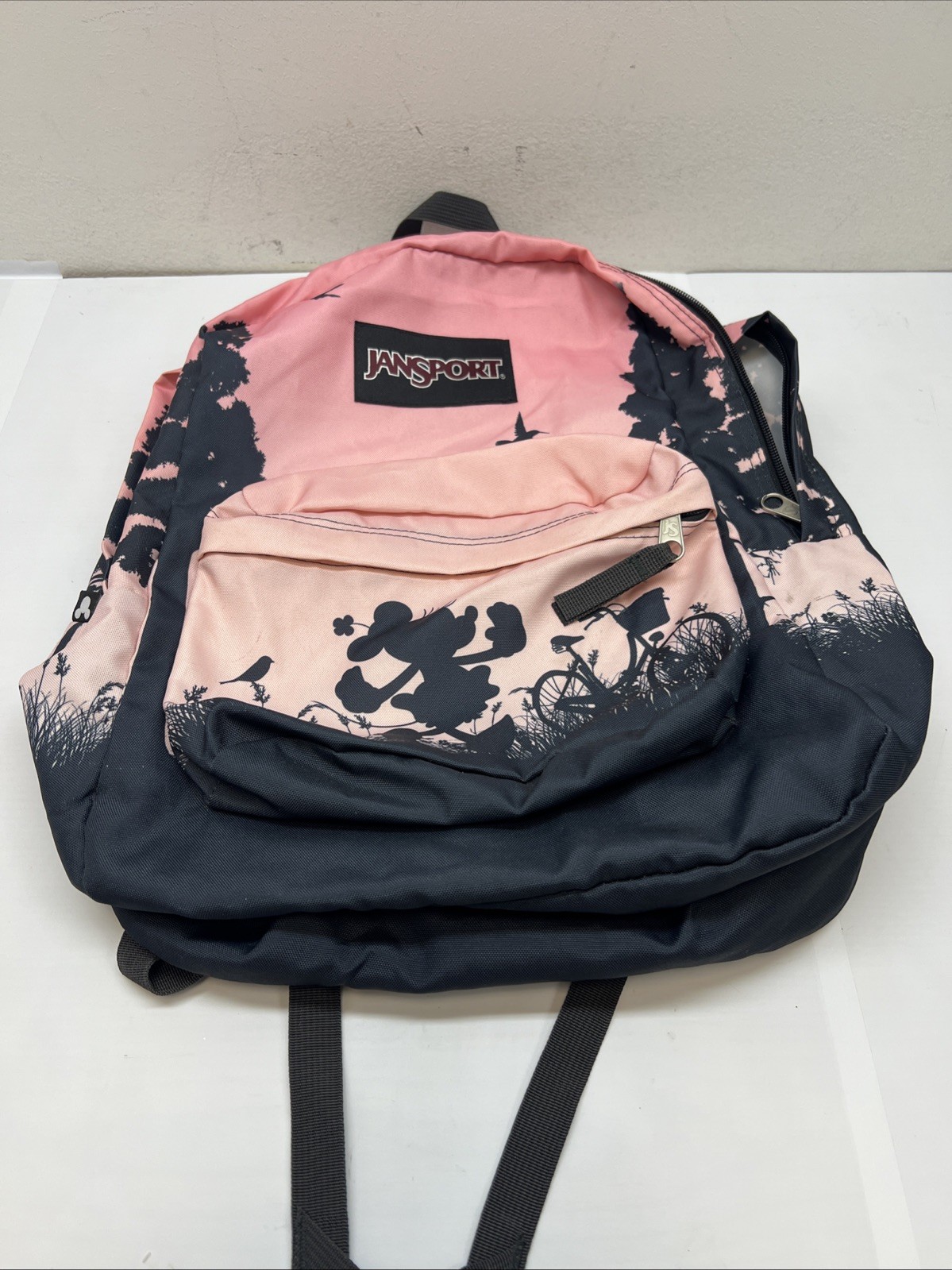 Rare Minnie Mouse Silhouette JanSport Disney High Stakes Backpack JS0A3BB2 Rare Minnie Mouse Silhouette JanSport Disney High Stakes Backpack JS0A3BB2