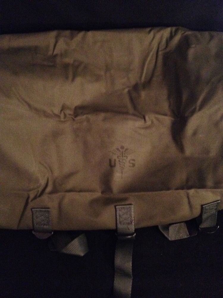 NEW MILITARY Hospital Linen Case Small Nylon Bag Green 6545-00-926-6660 28X16X13