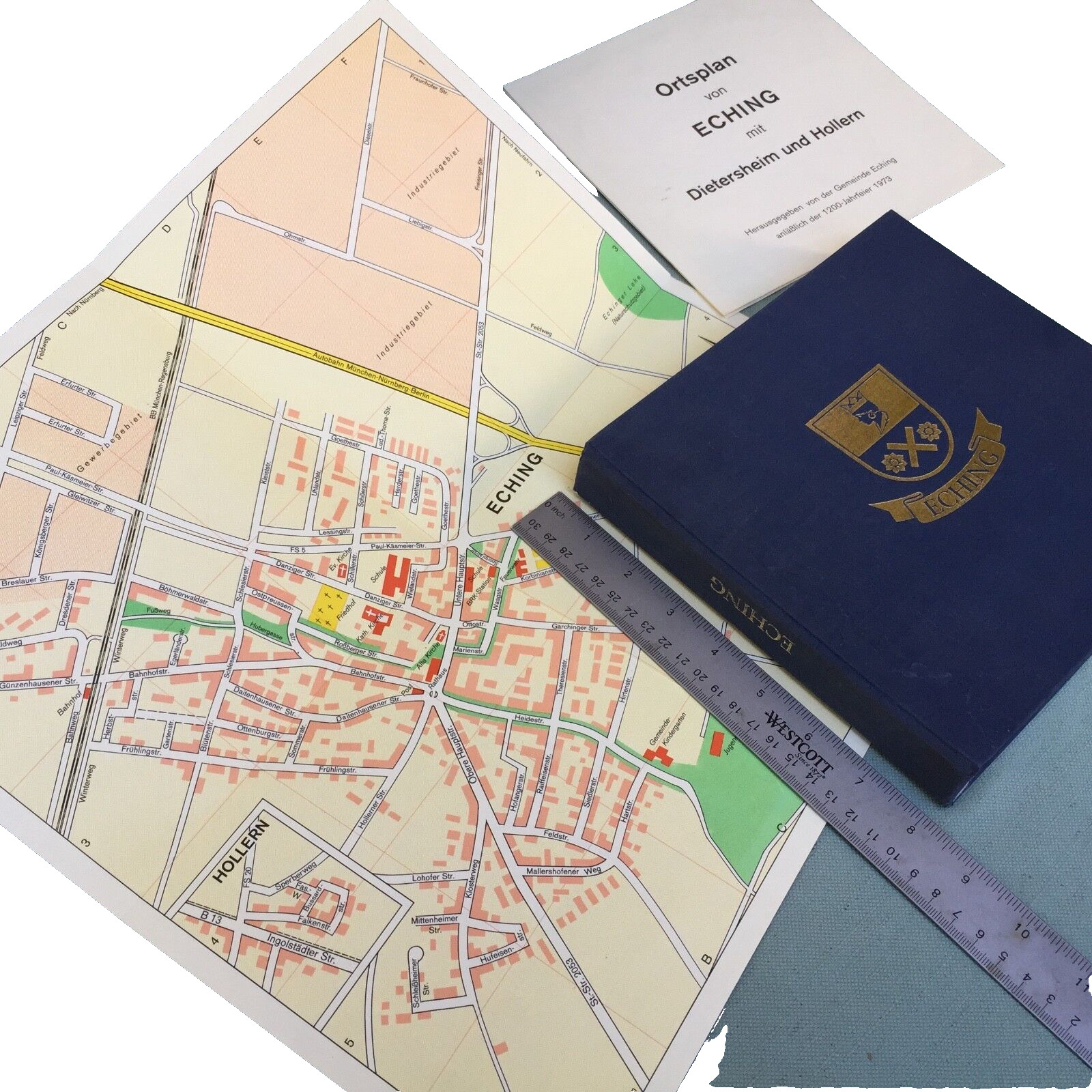 Book Eching Germany Map Upper Bavaria Freising German Language History Pictures
