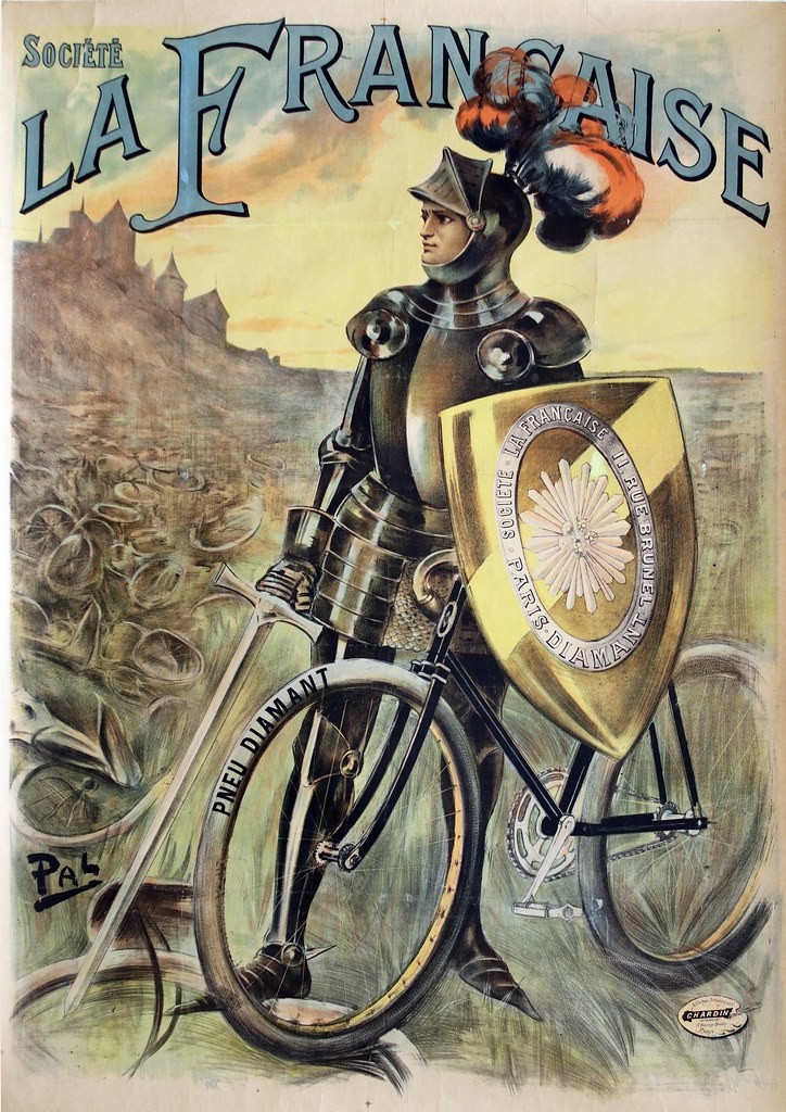 La Française Bicycle Vintage Ad Poster - 24x36” Print 🌟
