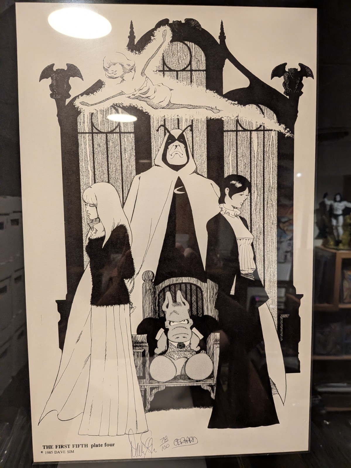 CEREBUS The First Fifth portfolio print (SCARCE) PLATE 1 (78/100) CEREBUS The First Fifth portfolio print (SCARCE) PLATE 1 (78/100)