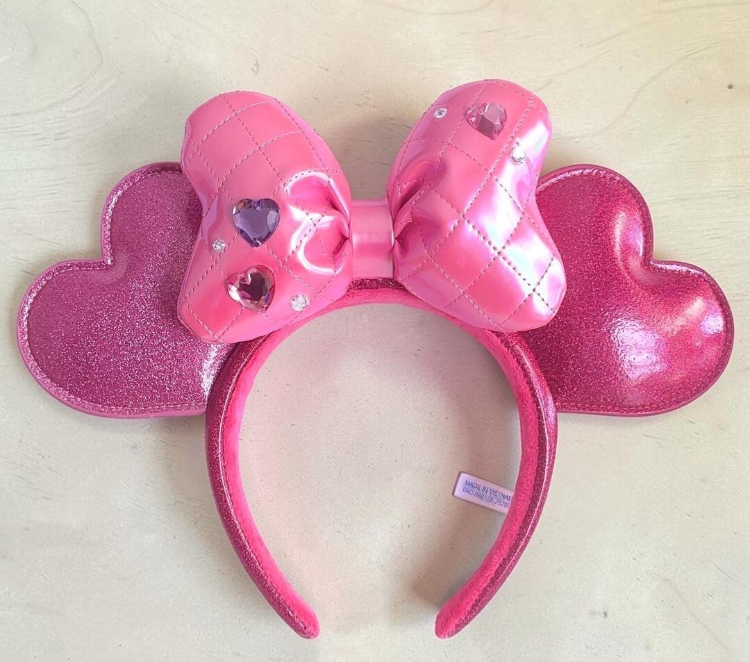 2026 Tokyo Disney Minnie\'s Funderland Heart Headband Pink Pal-Palooza Ears