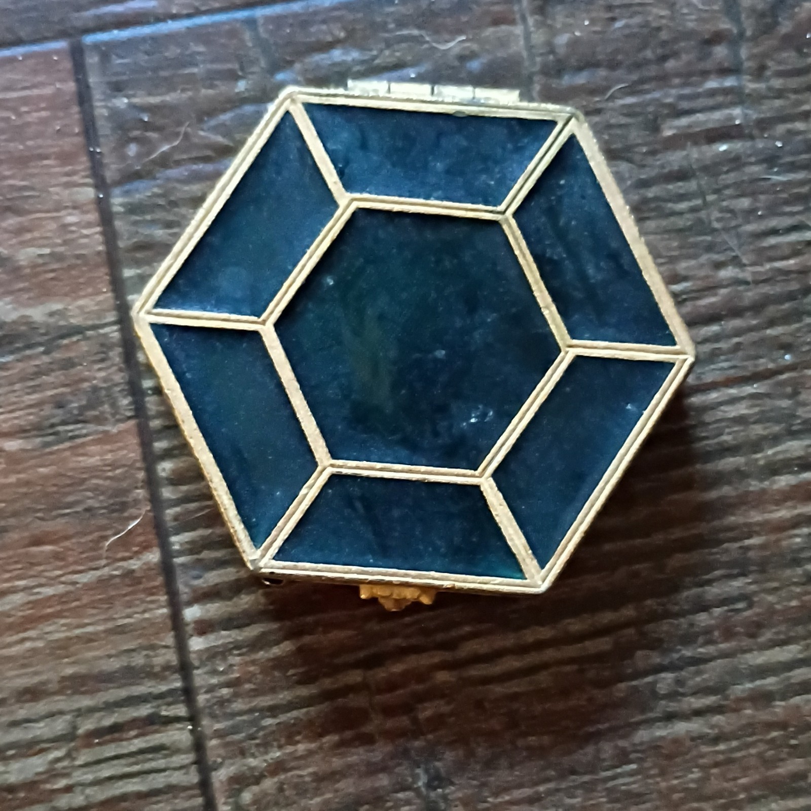 Vintage Estée Lauder Hexagonal Pressed Powder Compact