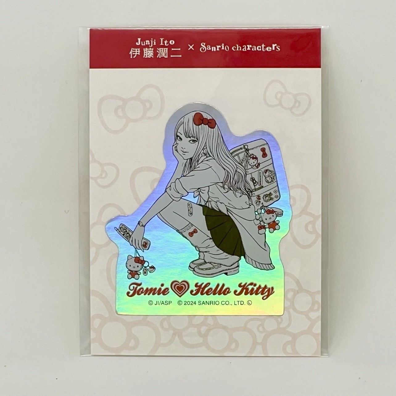 Junji Ito Sanrio Characters Aurora Sticker Gal Tomie Hello Kitty New Japan 