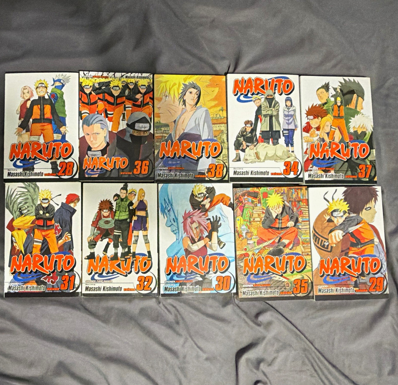 Naruto Manga 10-Volume lot
