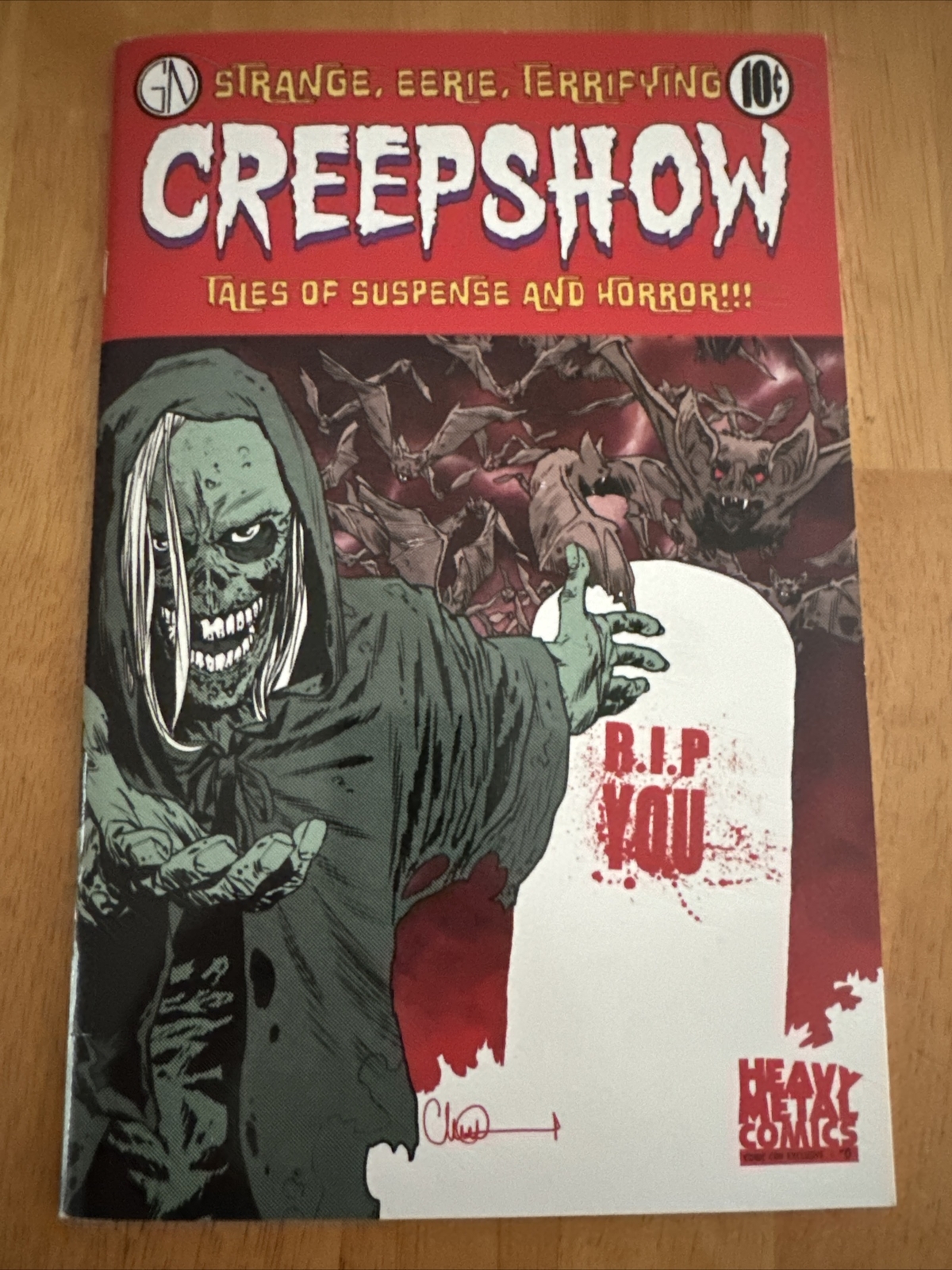 CREEPSHOW #0 High Grade  Signed  GREG NICOTERO, EXCLUSIVE Rare Limited