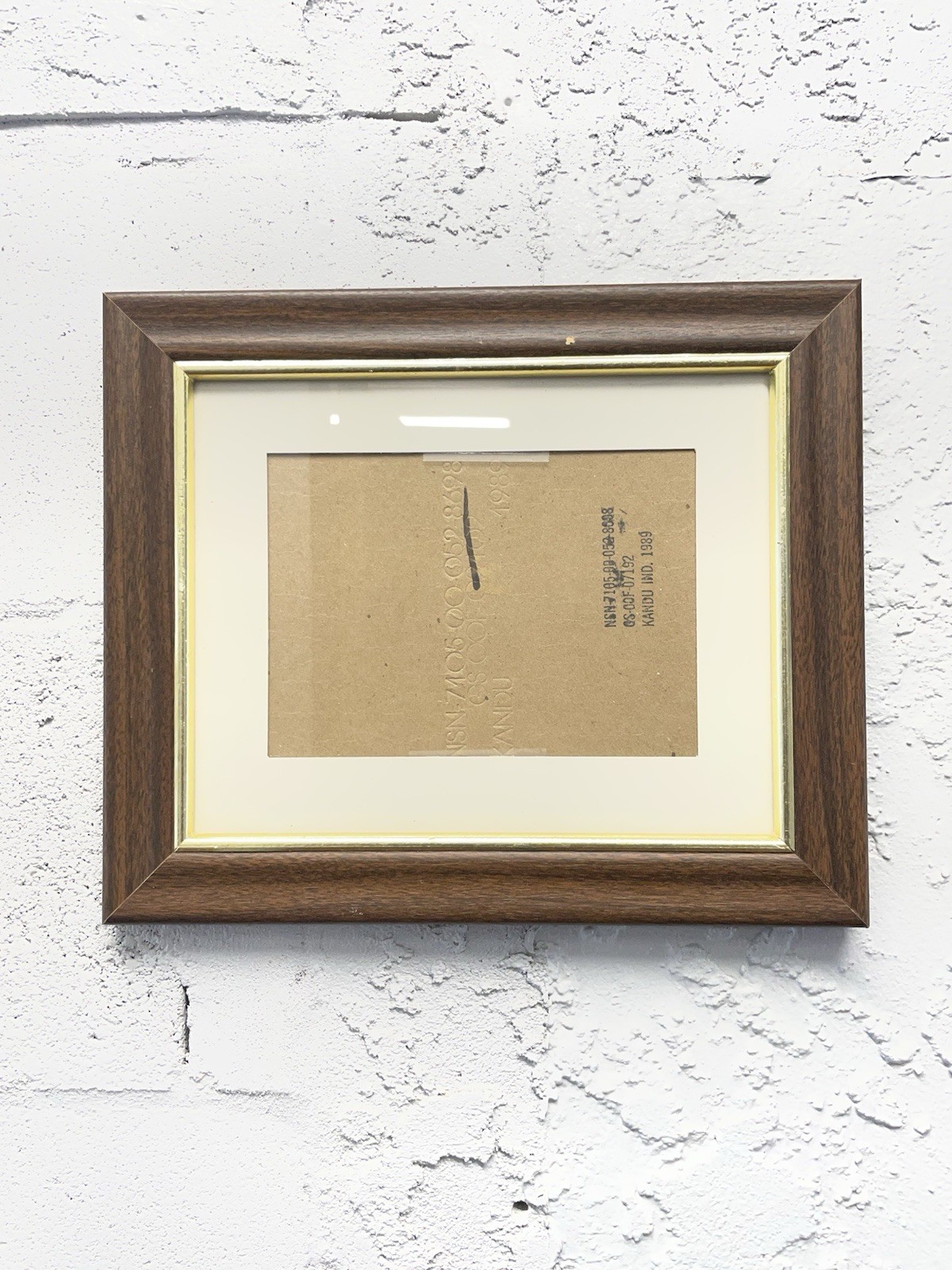Vintage 1990s Laminate Wood Picture Frame Document Degree Certificate Award Vintage 1990s Laminate Wood Picture Frame Document Degree Certificate Award