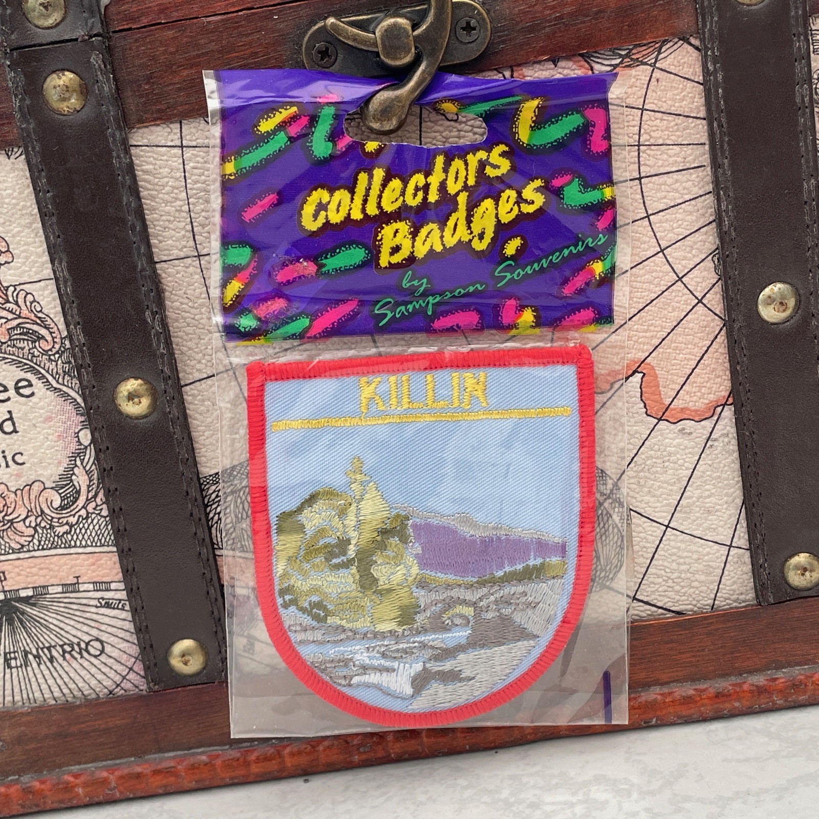 Vintage KILLIN Patch Scottish Highlands Perthshire Scotland Souvenir Badge