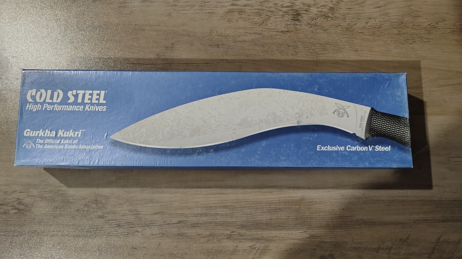 NIB 1998 Cold Steel Gurkha Kukri Carbon V – Lynn Thompson Collection w COA