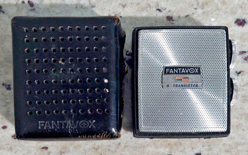 VINTAGE FANTAVOX MICRO 8 TRANSISTOR RADIO WORKS